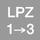 Transição de LPZ 1 a 3.