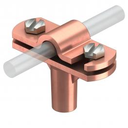 Abraçadeira mural para condutor redondo