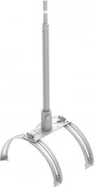 Abraçadeiras para telhado, cume