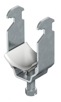 Abraçadeira BBS, simples, placa de pressão em plástico, FT