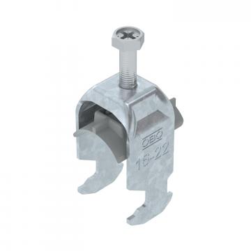 Abraçadeira BBS tipo H simples, placa de pressão em plástico, FT