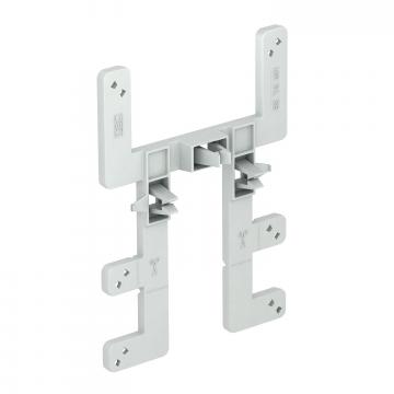 Suporte para caixa de derivação nos caminhos de cabos em varão