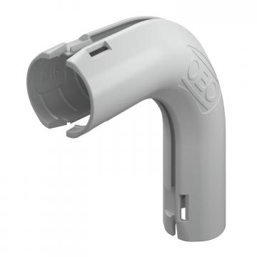 Ângulo de 90° Quick-Pipe®, cinzento claro