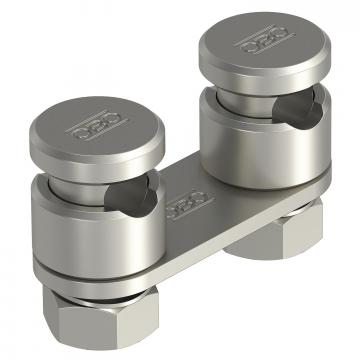 Conector Rd 8-10 mm, duplo com placa