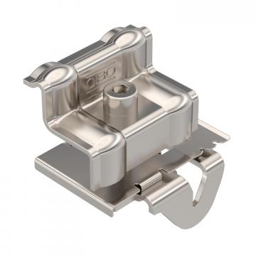 Abraçadeira final para montagem de módulo fotovoltaico, espaço livre