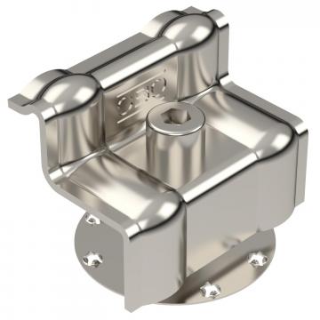 Fixador de extremidade com mola para montagem do módulo fotovoltaico