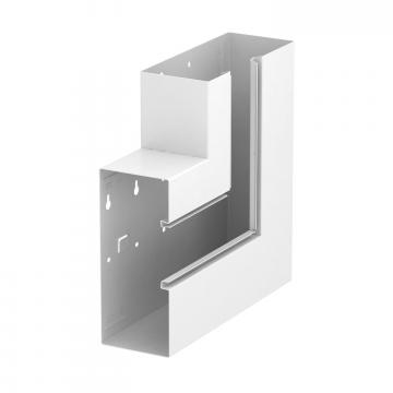 Ângulo plano, assimétrico, ascendente, para calha técnica Rapid 80 tipo GS-A90210