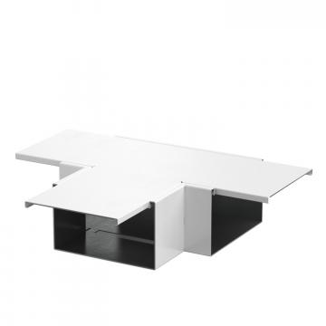 Derivação em T, altura do ducto 120 mm, branco puro