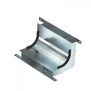 Cotovelo, 2 vias, altura da calha 38 mm