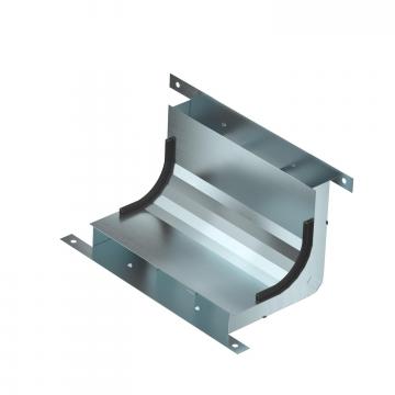 Cotovelo, 3 vias, altura da calha 28 mm