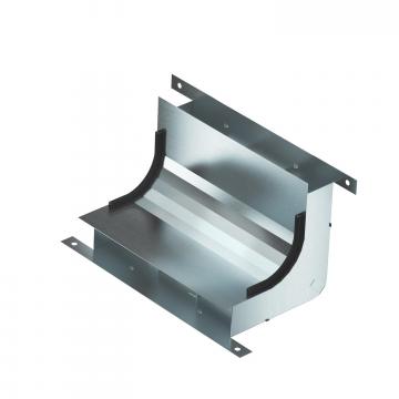 Cotovelo, 3 vias, altura da calha 48 mm