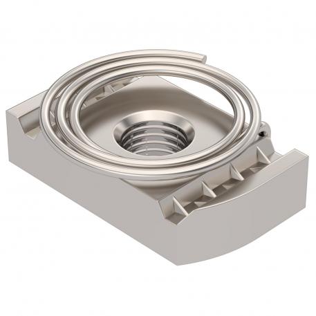 Porca corrediça com mola A4 35 | 20 | 8 | M10