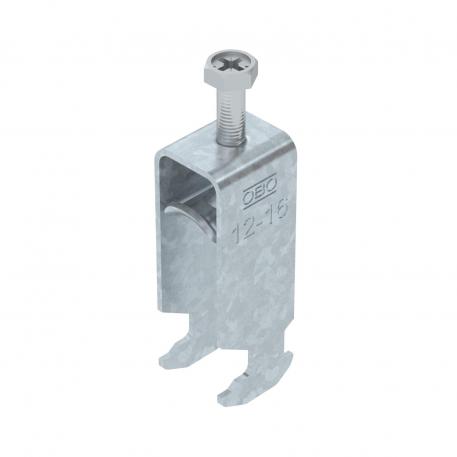 Abraçadeira BBS tipo H dupla, placa de pressão metálica, FT 12 | 16 | 3