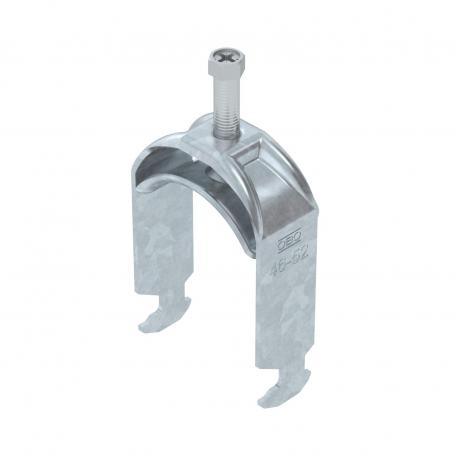 Abraçadeira BBS tipo H simples, placa de pressão metálica, FT
