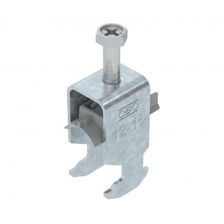 Abraçadeira BBS tipo H simples, placa de pressão em plástico, FT 12 | 16 | 3