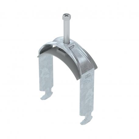 Abraçadeira BBS tipo H simples, placa de pressão em plástico, FT 70 | 76 | 5