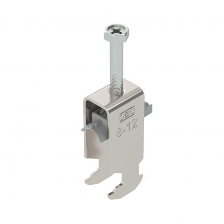 Abraçadeira BBS tipo H dupla, placa de pressão em plástico, A2 8 | 12 | 3