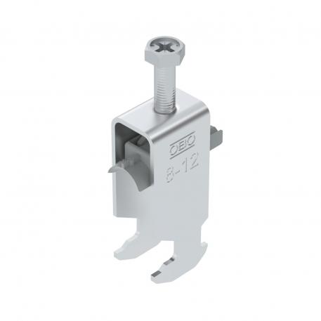 Abraçadeira BBS tipo H dupla, placa de pressão em plástico, Al 8 | 12 | 2