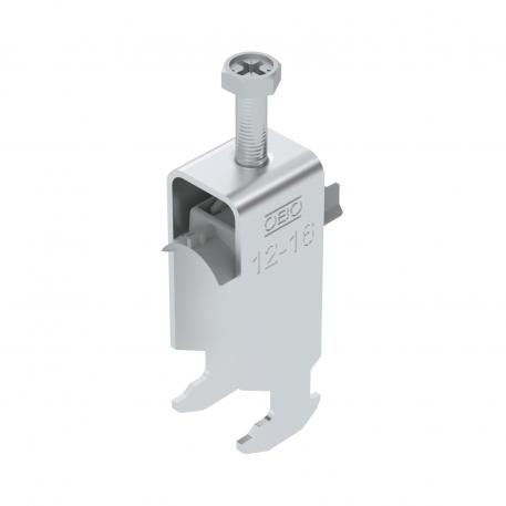 Abraçadeira BBS tipo H dupla, placa de pressão em plástico, Al 12 | 16 | 2