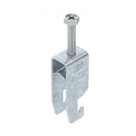 Abraçadeira BBS tipo U dupla, placa de pressão metálica, FT 8 | 12 | 3