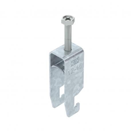 Abraçadeira BBS tipo U dupla, placa de pressão metálica, FT 12 | 16 | 3