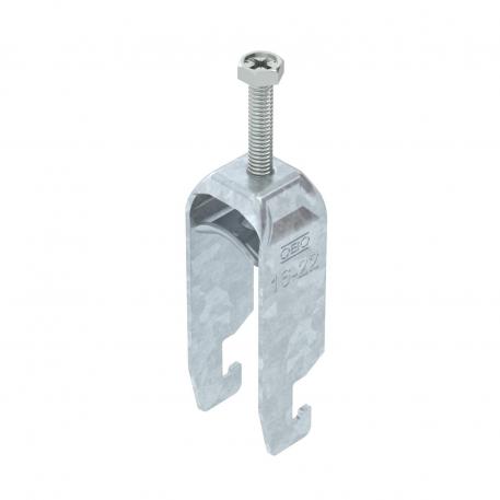 Abraçadeira BBS tipo U dupla, placa de pressão metálica, FT 16 | 22 | 3