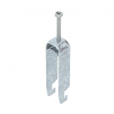 Abraçadeira BBS tipo U tripla, placa de pressão metálica, FT 16 | 22 | 3