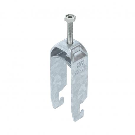 Abraçadeira BBS tipo U dupla, placa de pressão metálica, FT