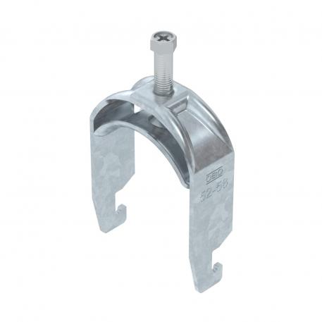 Abraçadeira BBS tipo U simples, placa de pressão metálica, FT 52 | 58 | 5