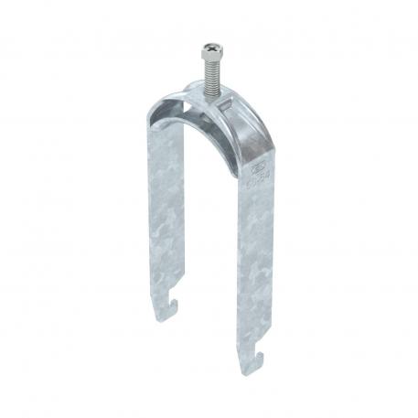 Abraçadeira BBS tipo U dupla, placa de pressão metálica, FT 58 | 64 | 5