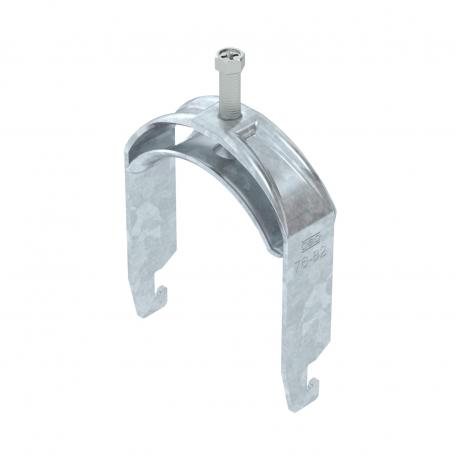 Abraçadeira BBS tipo U simples, placa de pressão metálica, FT 76 | 82 | 5