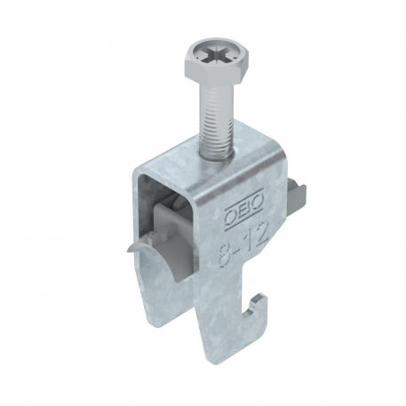 Abraçadeira BBS tipo U simples, placa de pressão em plástico, FT 8 | 12 | 3