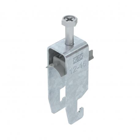 Abraçadeira BBS tipo U dupla, placa de pressão em plástico, FT 12 | 16 | 3