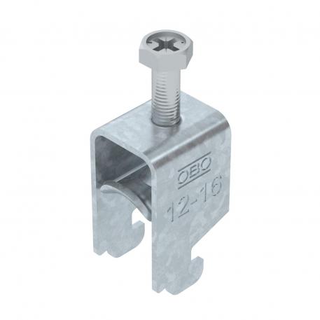 Abraçadeira BBS tipo N simples, placa de pressão metálica, FT 12 | 16 | 3