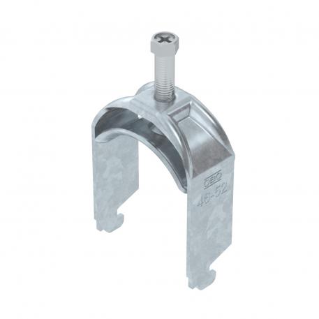 Abraçadeira BBS tipo N simples, placa de pressão metálica, FT 46 | 52 | 5