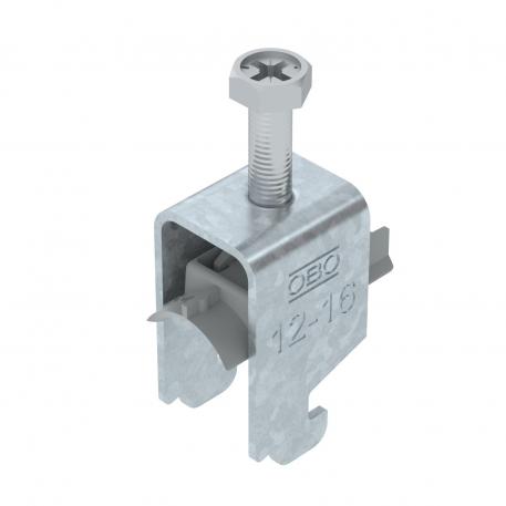 Abraçadeira BBS tipo N simples, placa de pressão em plástico; FT 12 | 16 | 3