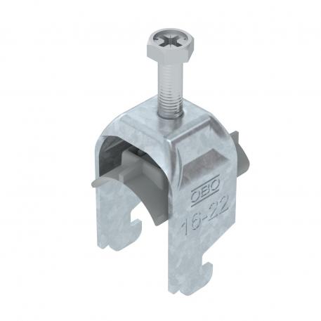 Abraçadeira BBS tipo N simples, placa de pressão em plástico; FT 16 | 22 | 3