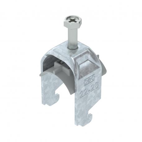 Abraçadeira BBS tipo N dupla, placa de pressão em plástico, FT 22 | 28 | 3