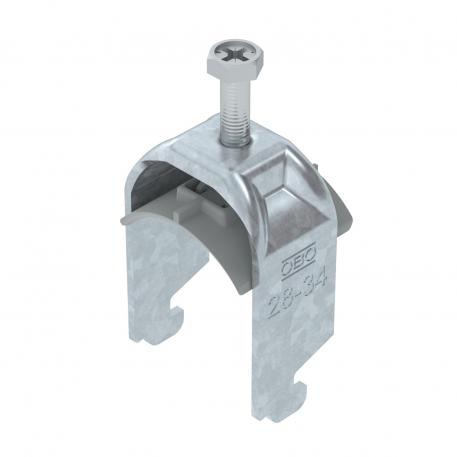 Abraçadeira BBS tipo N simples, placa de pressão em plástico; FT 28 | 34 | 3