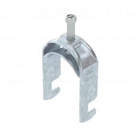 Abraçadeira BBS tipo F simples, placa de pressão metálica, FT 46 | 52 | 5