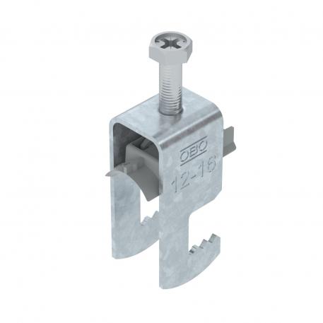 Abraçadeira BBS tipo F simples, placa de pressão em plástico, FT 12 | 16 | 3
