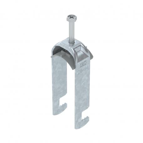 Abraçadeira BBS tipo F dupla, placa de pressão metálica, FT 28 | 34 | 3