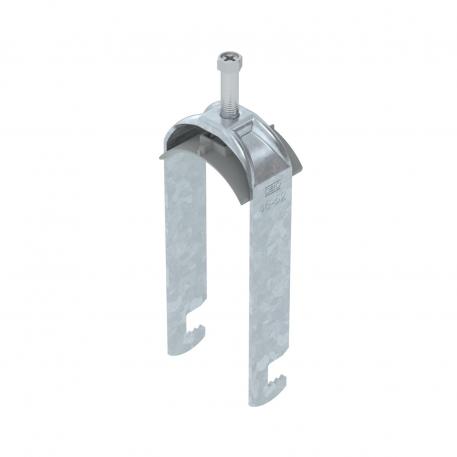 Abraçadeira BBS tipo F dupla, placa de pressão metálica, FT 46 | 52 | 5