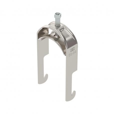 Abraçadeira BBS tipo W simples, placa de pressão metálica, A2 58 | 64 | 5