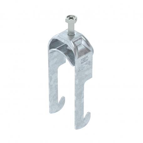 Abraçadeira 2056 tipo W, simples, placa de pressão metálica, FT 28 | 34 | 3