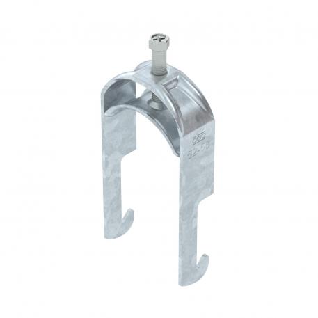 Abraçadeira 2056 tipo W, simples, placa de pressão metálica, FT 52 | 58 | 5