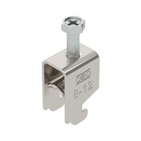 Abraçadeira BBS tipo N simples, placa de pressão metálica, A2 8 | 12 | 3