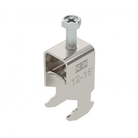 Abraçadeira 2056 tipo H, simples, placa de pressão metálica, A4 12 | 16 | 3