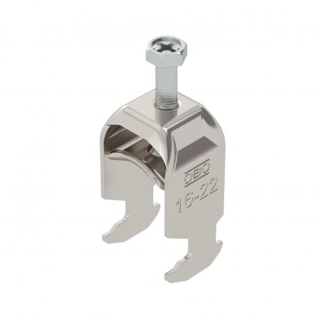 Abraçadeira 2056 tipo H, simples, placa de pressão metálica, A4 16 | 22 | 3