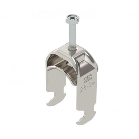 Abraçadeira 2056 tipo H, simples, placa de pressão metálica, A4 28 | 34 | 3